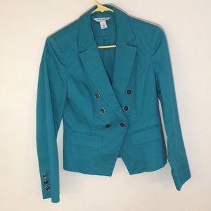 White House Black Market Mint Blazer
